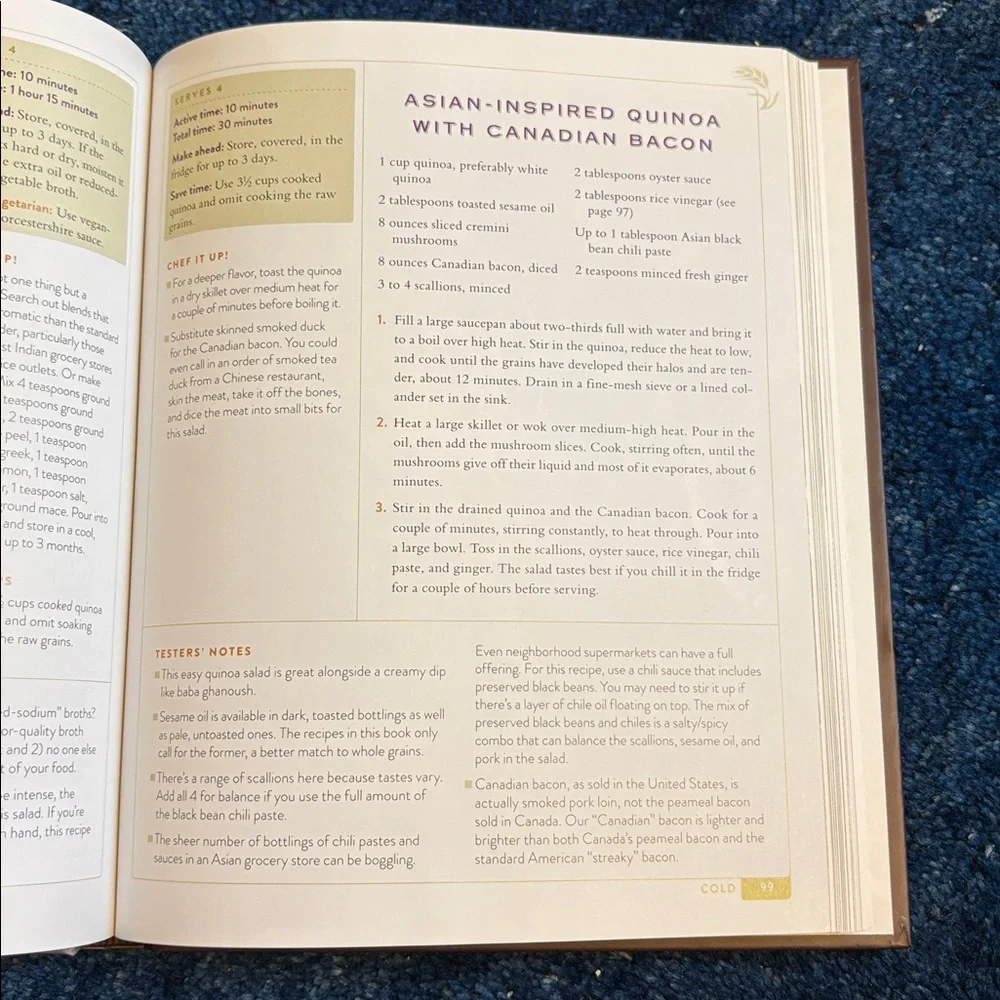 NEW Grain Mains Cookbook- Bruce Weinstein & Mark Scarborough. 232 pp- delicious!